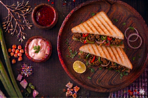 Mutton Chukka Sandwich 