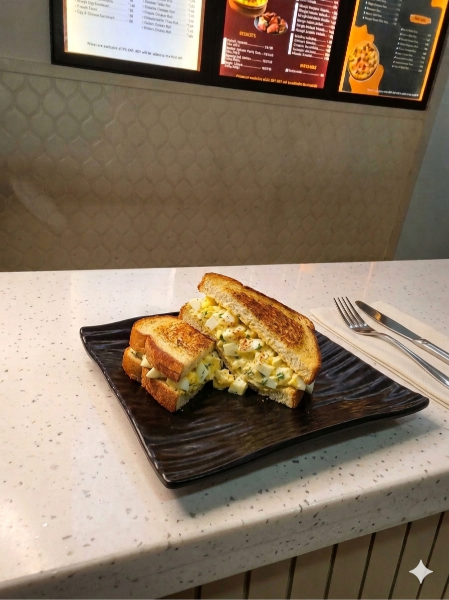 Boiled Egg Sandwich 