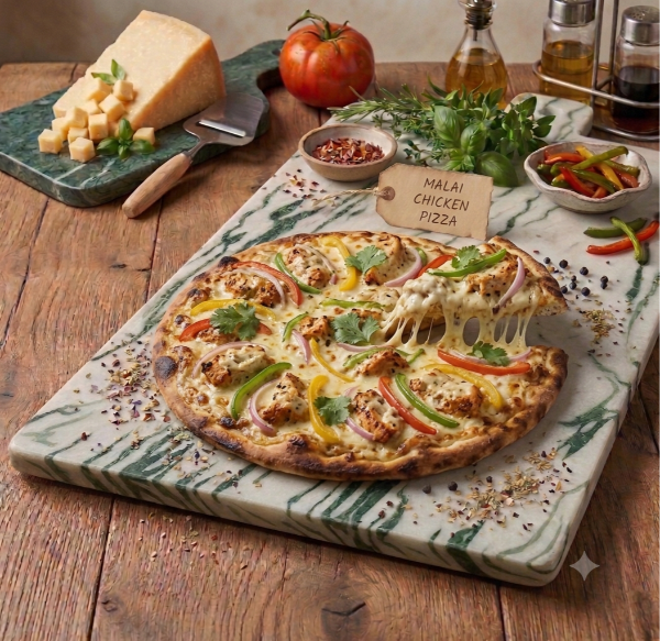 Malai Chicken Pizza 