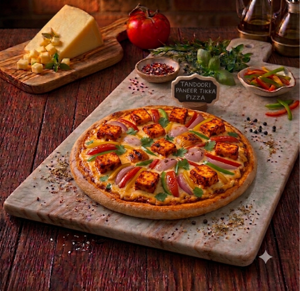 Tandoori Paneer Tikka Pizza 