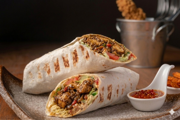 Bhuna Chicken Roll 