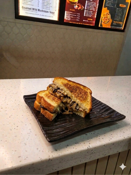 Grilled Mushroom Sandwich