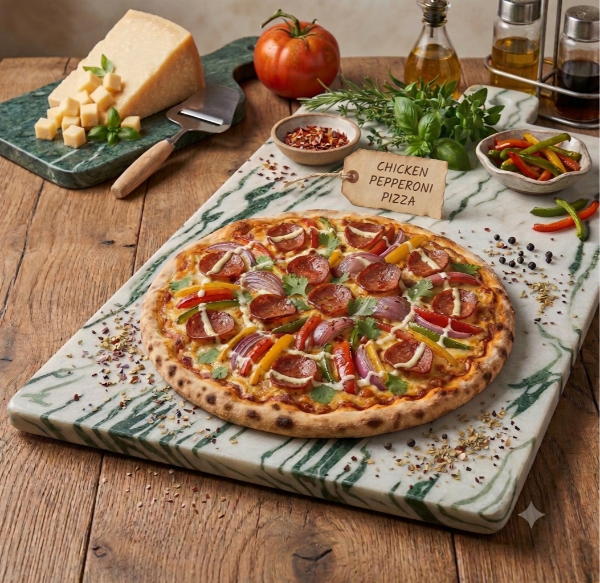 Chicken Pepperoni Pizza 