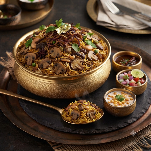 Mushroom Biriyani 