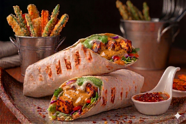 Chipotle Paneer Roll 