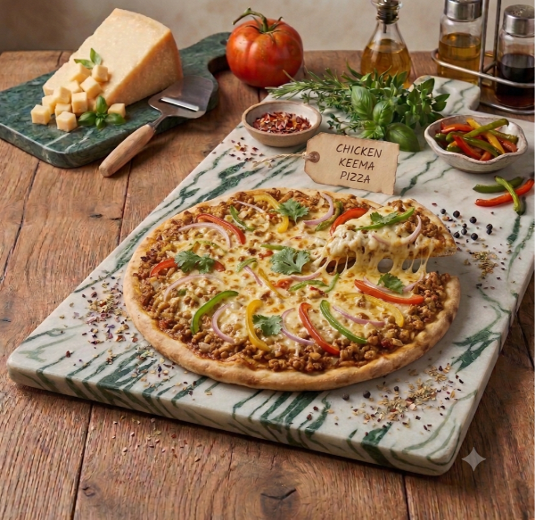 Chicken Kheema Pizza 
