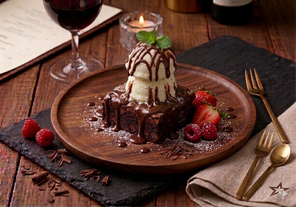 Brownie with Icecream 