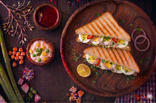 Boiled Egg Sandwich 
