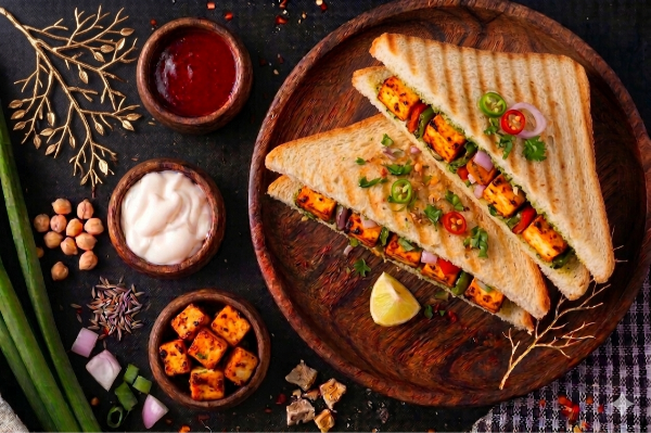 Paneer Tikka Sandwich 