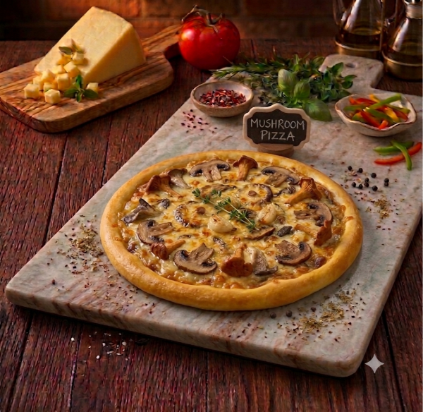 Mushroom Pizza 