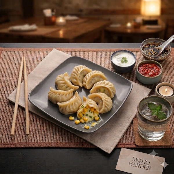 Corn & Cheese Momos 